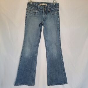 Vintage Express Women's Seffaro Lowrise Flare Jeans Size 6 Long